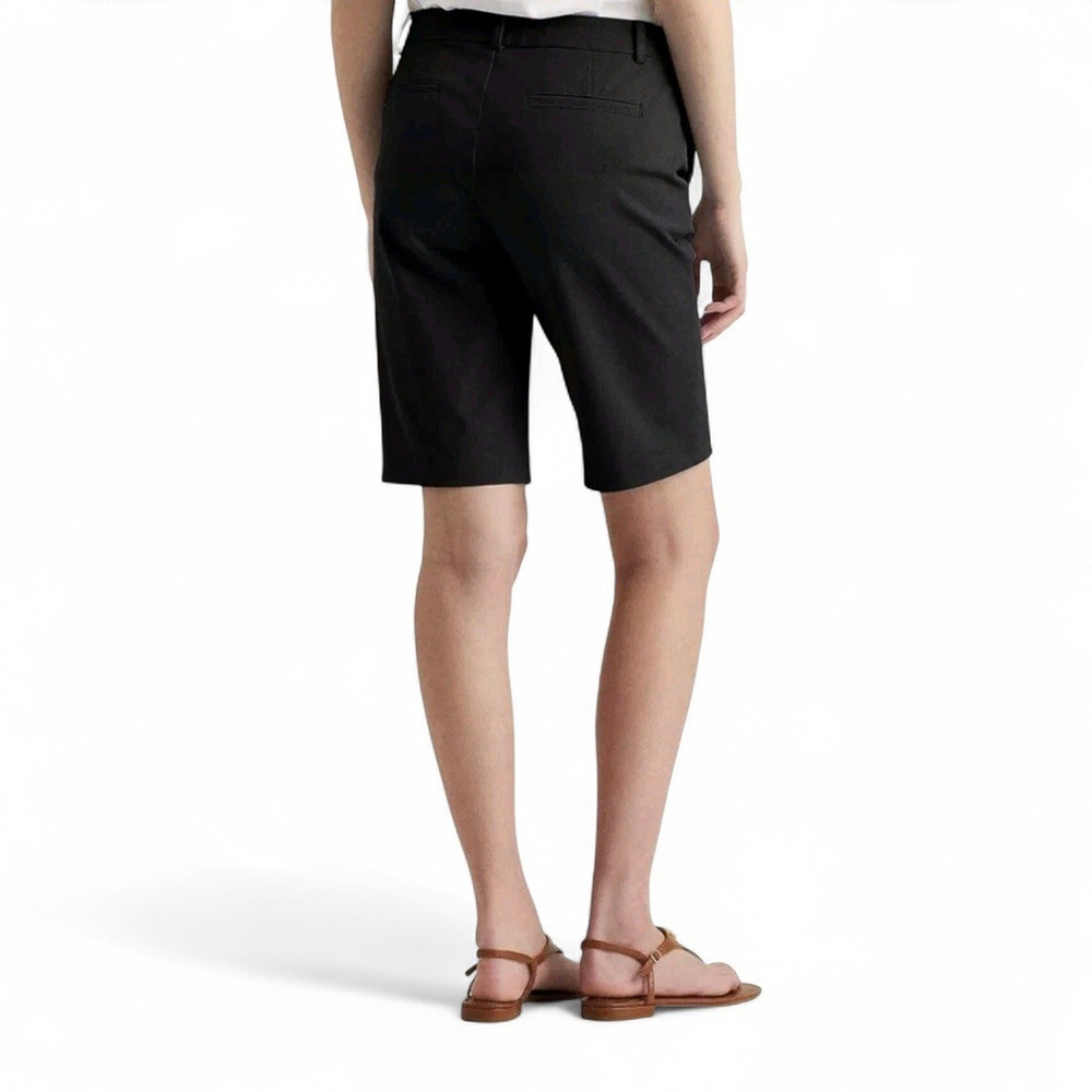 Ralph Lauren Black Tailored Bermuda Shorts Size 6 NWT - Picture 3 of 13